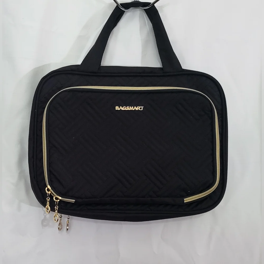 Bagsmart Black Medium Hanging Travel Toiletry Cosmetic Organizer
